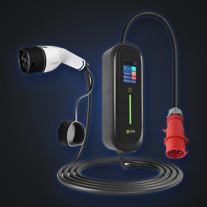 ZENCAR Portable Home Charger 22 kW – European protocol