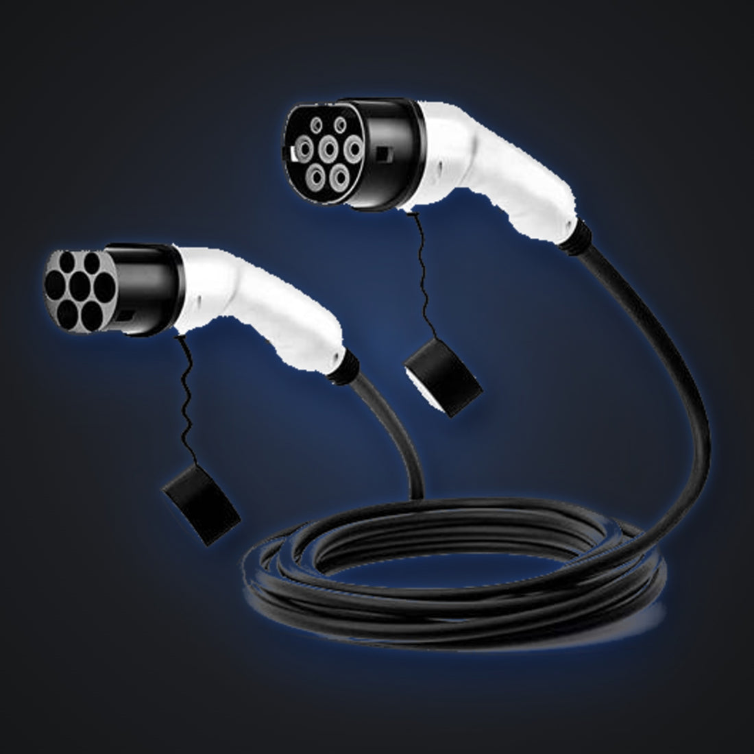 QUIKR Public-Station Charging Cable – Type 2, 5 m, 3 phase